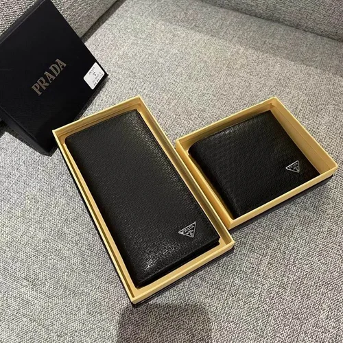 Prada Original Wallet Card Holder Authentic Saffiano Leather