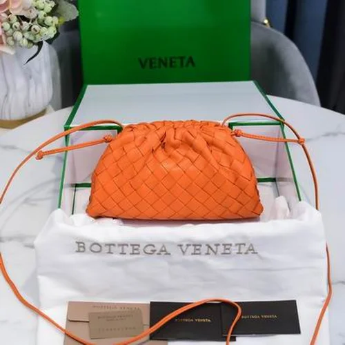 Bottega Veneta The Pouch Clutch Original Authentic Evening Luxury