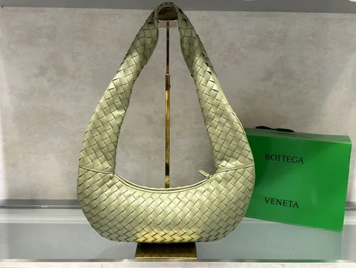 Bottega Veneta Croissant Hobo Bag Original Authentic Women Luxury