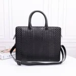 Bottega Veneta Men's Briefcase Original Authentic Luxury Leather Business