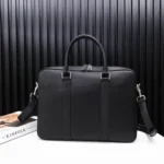 Bottega Veneta Men's Briefcase Original Authentic Luxury Leather Business