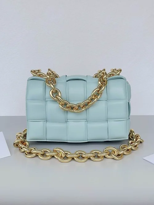 Bottega Veneta Chain Padded Cassette Original Authentic Crossbody