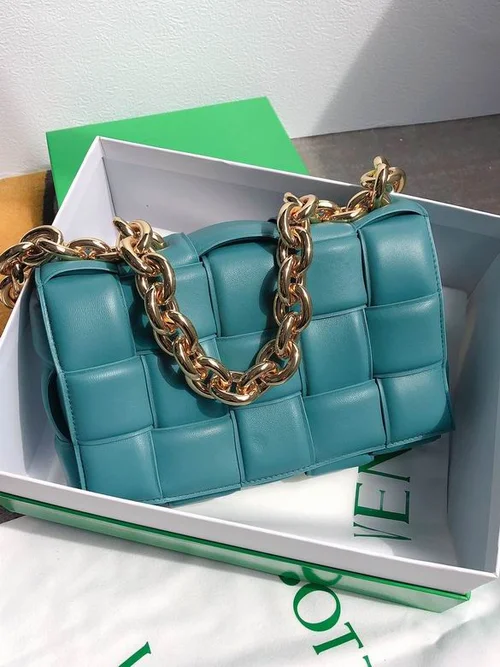 Bottega Veneta Chain Padded Cassette Original Authentic Crossbody