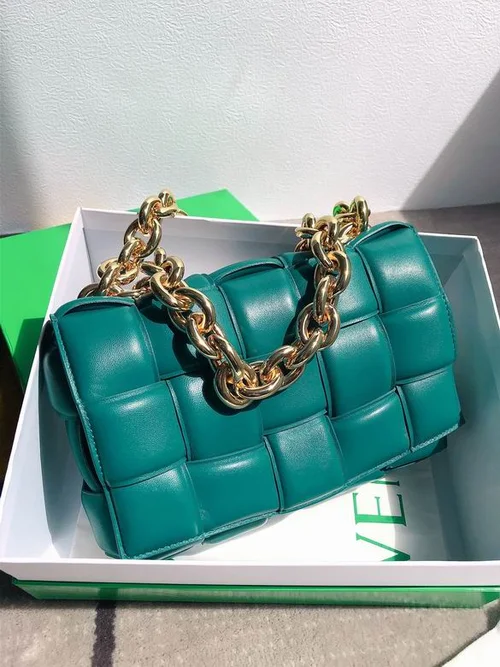 Bottega Veneta Chain Padded Cassette Original Authentic Crossbody