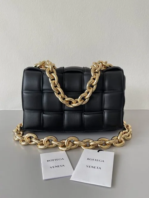 Bottega Veneta Chain Padded Cassette Original Authentic Crossbody