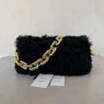 Bottega Veneta Chain Pouch Clutch Original Authentic Evening Bag