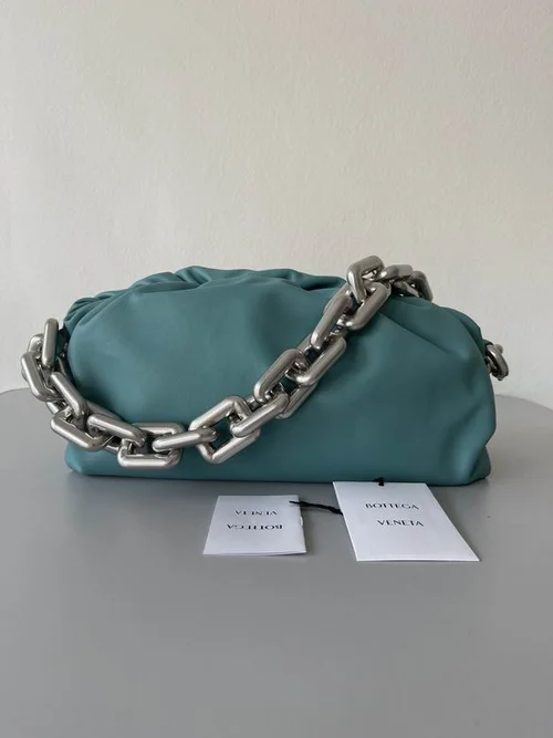 Bottega Veneta Chain Pouch Clutch Original Authentic Evening Bag