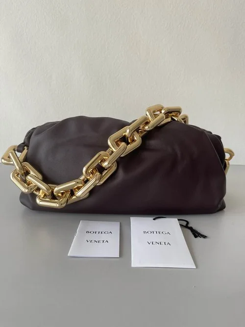 Bottega Veneta Chain Pouch Clutch Original Authentic Evening Bag