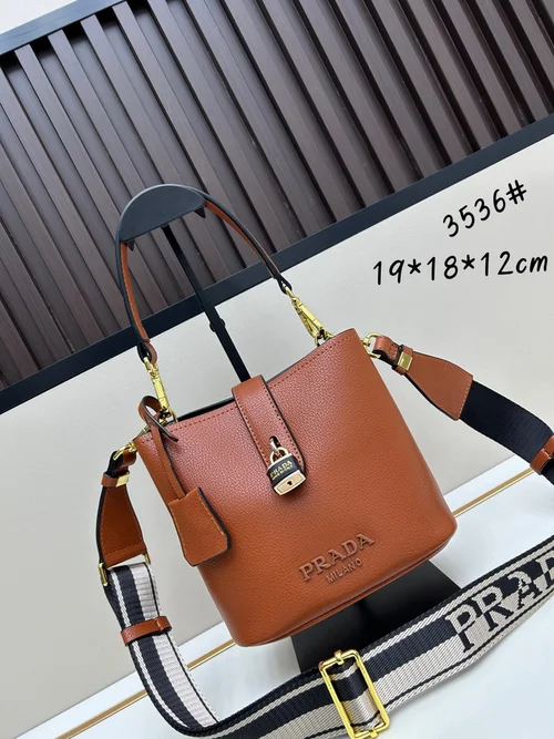 11 Prada Double Handle Handbag Women Luxury Saffiano