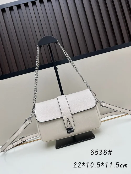 11 Prada One Shoulder Bag Medium Women Luxury Saffiano