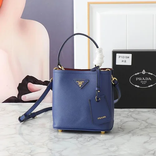 11 Prada Bucket Bag Small Women Luxury Re-Nylon Designer