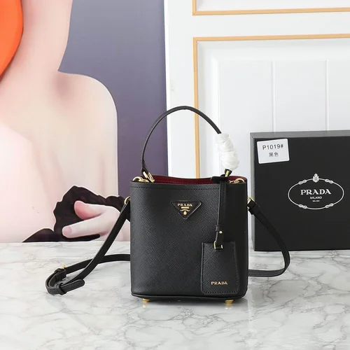 11 Prada Bucket Bag Small Women Luxury Re-Nylon Designer