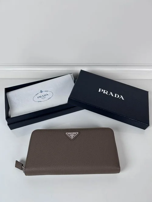 Prada Original Wallet Card Holder Authentic Saffiano Leather