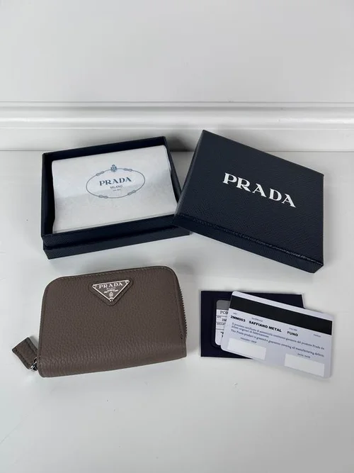 Prada Original Wallet Card Holder Authentic Saffiano Leather