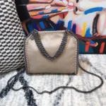 Stella McCartney Medium Logo Tote 25x26x10cm Vegan Leather