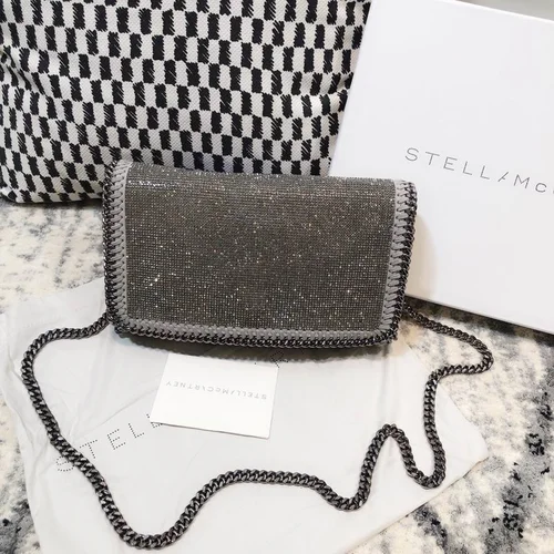 Stella McCartney Logo Chain Bag 23x12x6cm Vegan Leather