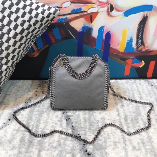 Stella McCartney Mini Logo Crossbody 16x17x7cm Vegan Leather