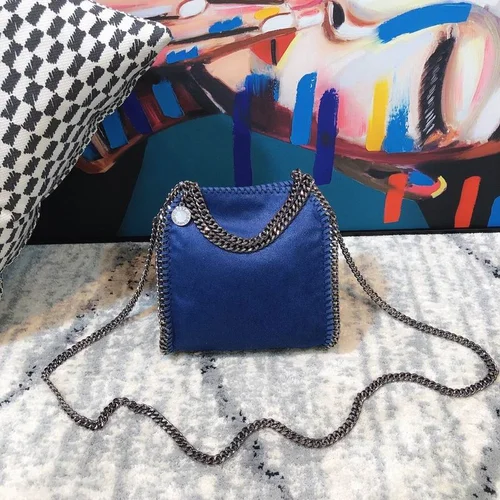 Stella McCartney Mini Logo Crossbody 16x17x7cm Vegan Leather