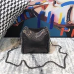 Stella McCartney Mini Logo Crossbody 16x17x7cm Vegan Leather