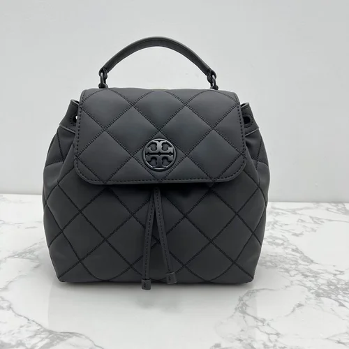 Tory Burch Backpack Medium Women Luxury Nylon Leather