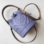 Tory Burch Original Bucket Bag Authentic Leather Luxury