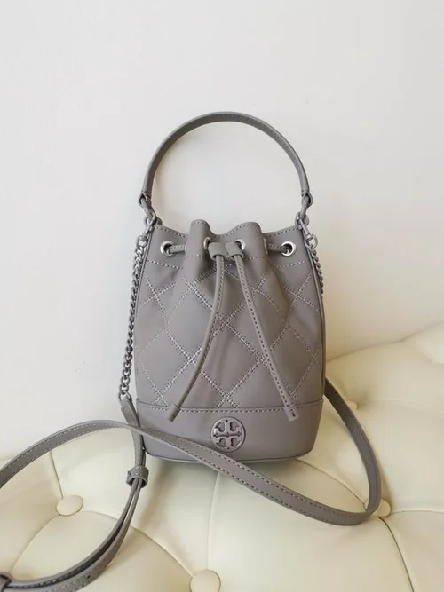 Tory Burch Original Bucket Bag Authentic Leather Luxury