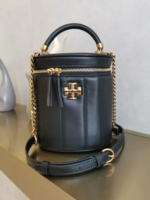 Tory Burch Original Bucket Bag Authentic Leather Luxury