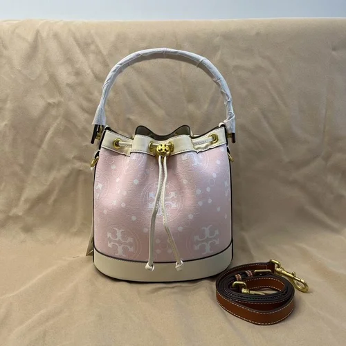 Tory Burch Original Bucket Bag Authentic Leather Luxury