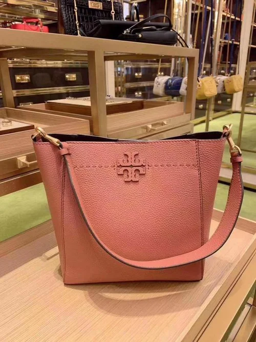Tory Burch Original Bucket Bag Authentic Leather Luxury