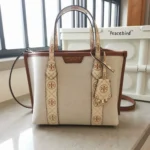 Tory Burch Original Large Shopping Bag Authentic Leather