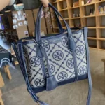 Tory Burch Original Large Shopping Bag Authentic Leather