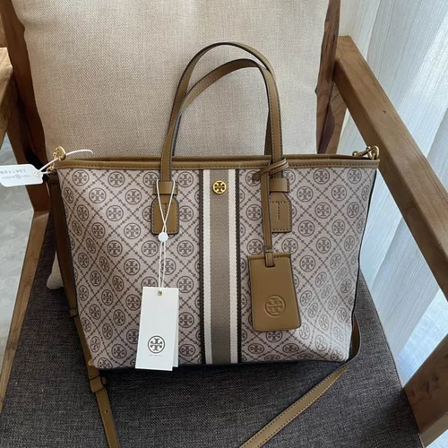 Tory Burch Original Large Shopping Bag Authentic Leather