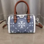 Tory Burch Original Barrel Bag Authentic Leather Luxury