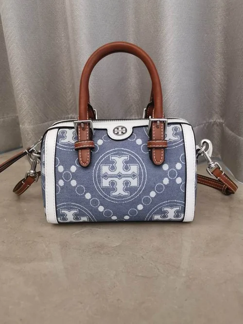 Tory Burch Original Barrel Bag Authentic Leather Luxury