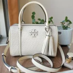 Tory Burch Original Bowling Bag Authentic Leather Luxury