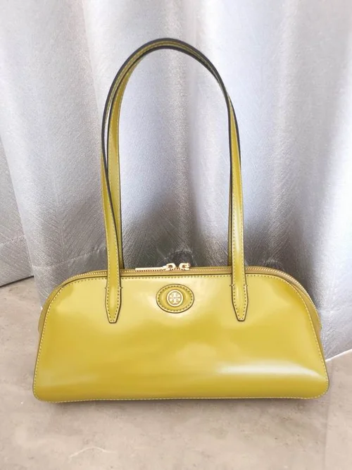 Tory Burch Original Bowling Bag Authentic Leather Luxury