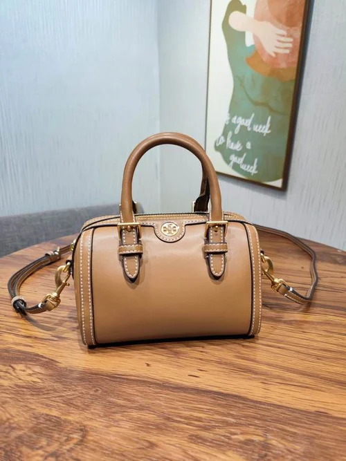 Tory Burch Original Boston Bag Authentic Leather Luxury