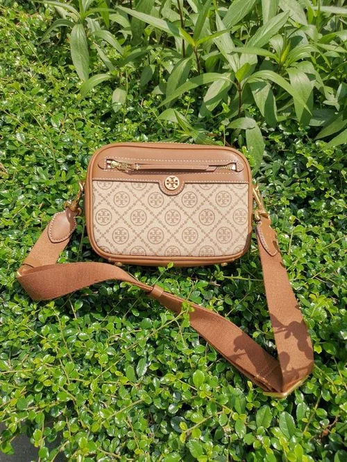 Tory Burch Original Camera Bag Authentic Leather Luxury