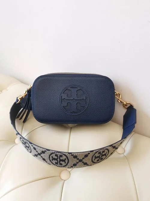 Tory Burch Original Camera Bag Authentic Leather Luxury
