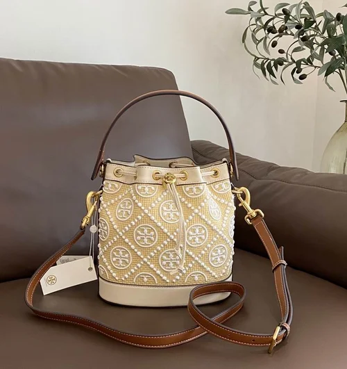 11 Tory Burch Bucket Bags Small Women Luxury Leather