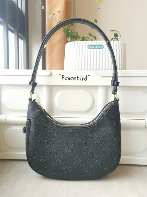 Tory Burch Original Crescent Moon Bag Authentic Leather