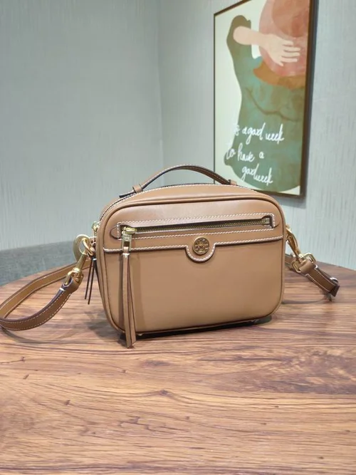 Tory Burch Original Camera Bag Authentic Leather Luxury