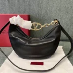 Valentino Original Hobo Bag Authentic Rockstud Leather