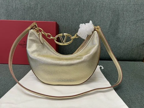 Valentino Original Hobo Bag Authentic Rockstud Leather