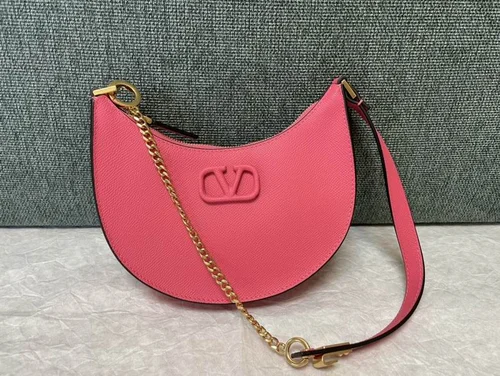 Valentino Original Hobo Bag Authentic Rockstud Leather