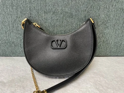Valentino Original Hobo Bag Authentic Rockstud Leather