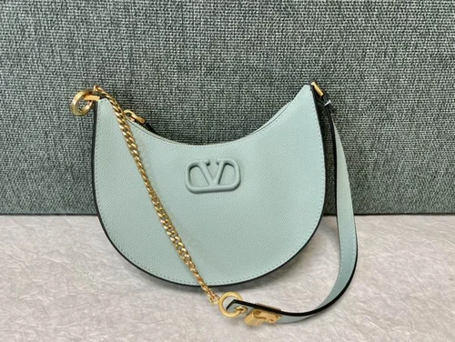 Valentino Original Hobo Bag Authentic Rockstud Leather