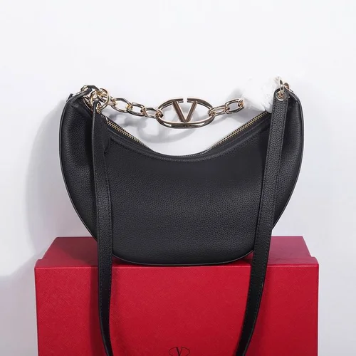 Valentino Original Hobo Bag Authentic Rockstud Leather