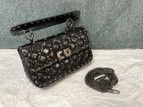 Valentino Original Shoulder Bag Authentic Rockstud Leather
