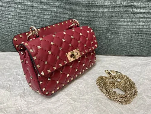 Valentino Original Shoulder Bag Authentic Rockstud Leather